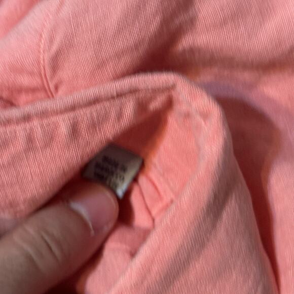 Vilebrequin Shirt Mens XL Pink 100% Linen Long Sleeve Button Beach Preppy - Picture 11 of 12